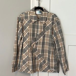 Kith plaid initial K jacket. Size medium.